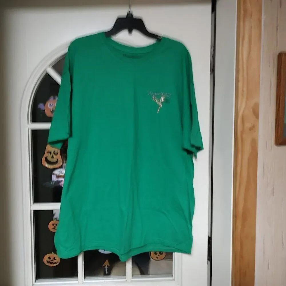 New Jimmy Buffet Margaritaville Jamaica Green Shirt Size Men's XXL